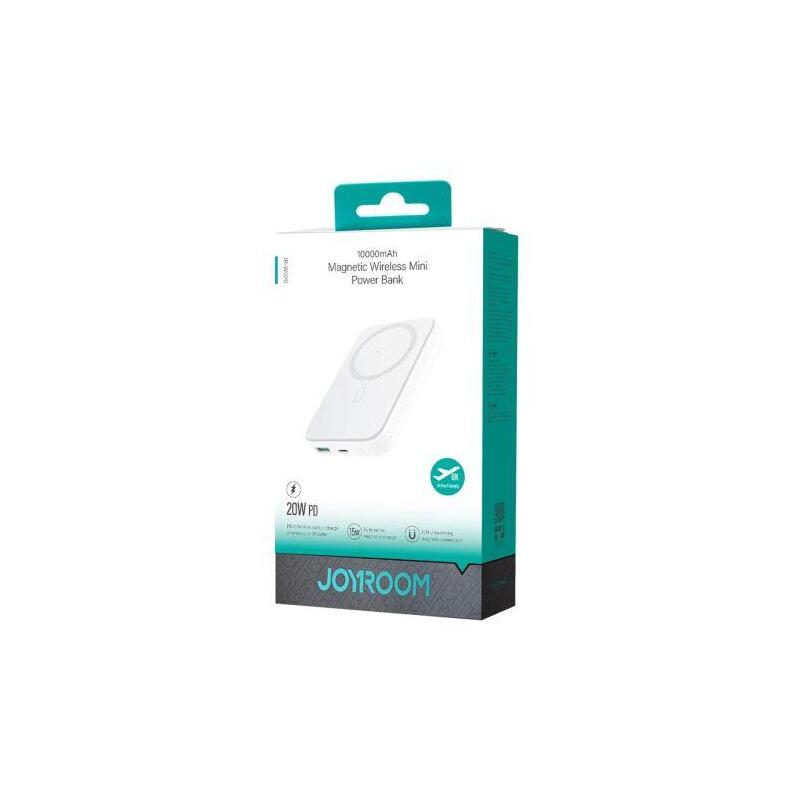 Joyroom Jr-W020 10000mah 20w Power Delivery Magsafe Bialy