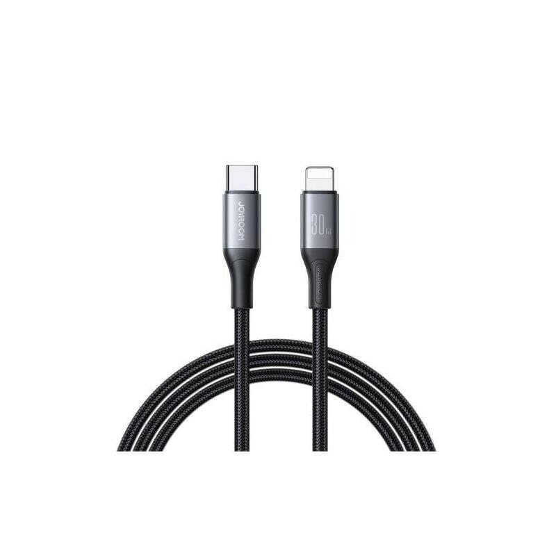 Joyroom Type-C - Lightning Cable Flash Series Cable A28, 30w, 480mb/S, 1m, Black (S-A28_clb1)