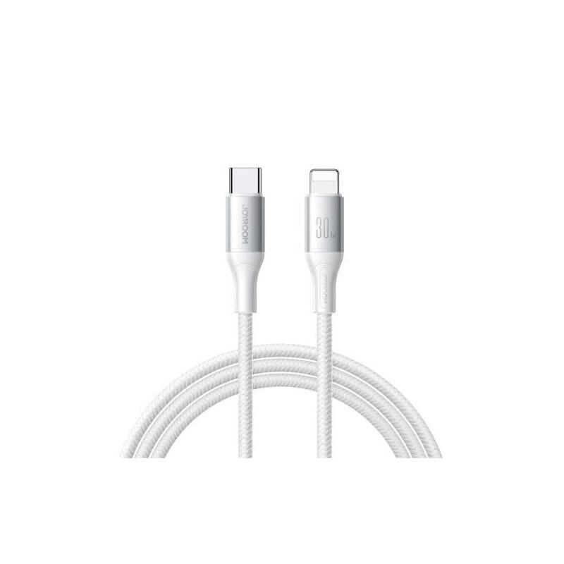 Joyroom Type-C - Lightning Cable Flash Series Cable A28, 30w, 480mb/S, 1m, White (S-A28_clw1)