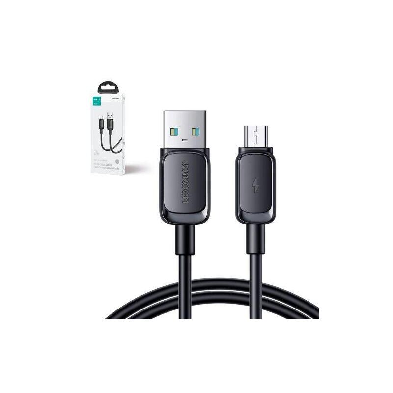 Joyroom Usb - Micro Usb Cable Multi-Color Series A14, 480mb/S, 2.4a, 2m, Black (S-Am018a14b)