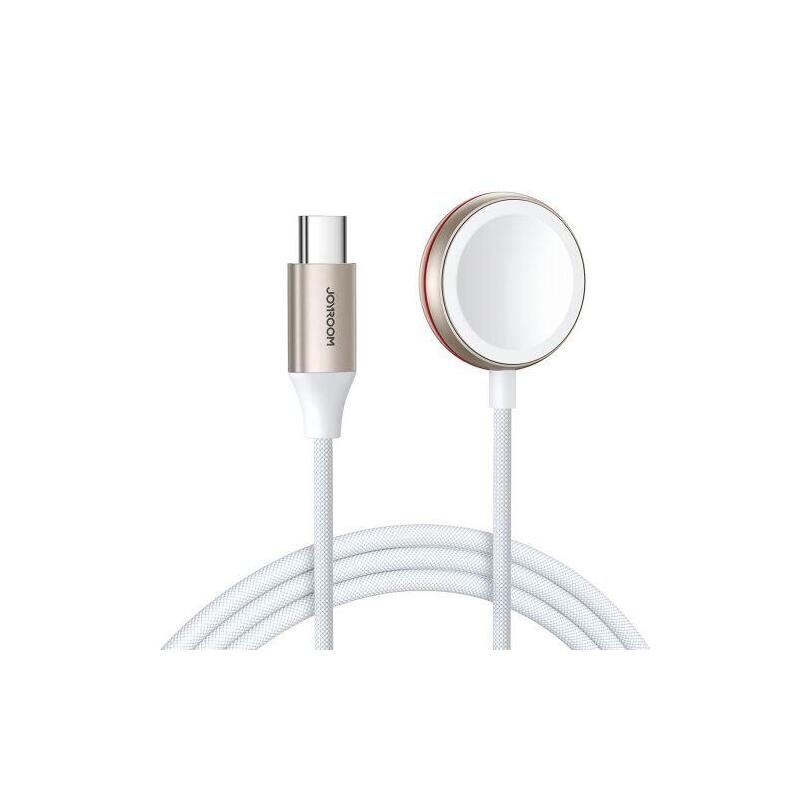 Joyroom Wireless Apple Watch Charger All Series With Type-C Cable 1.2m, 3.5w, White (S-Iw011)