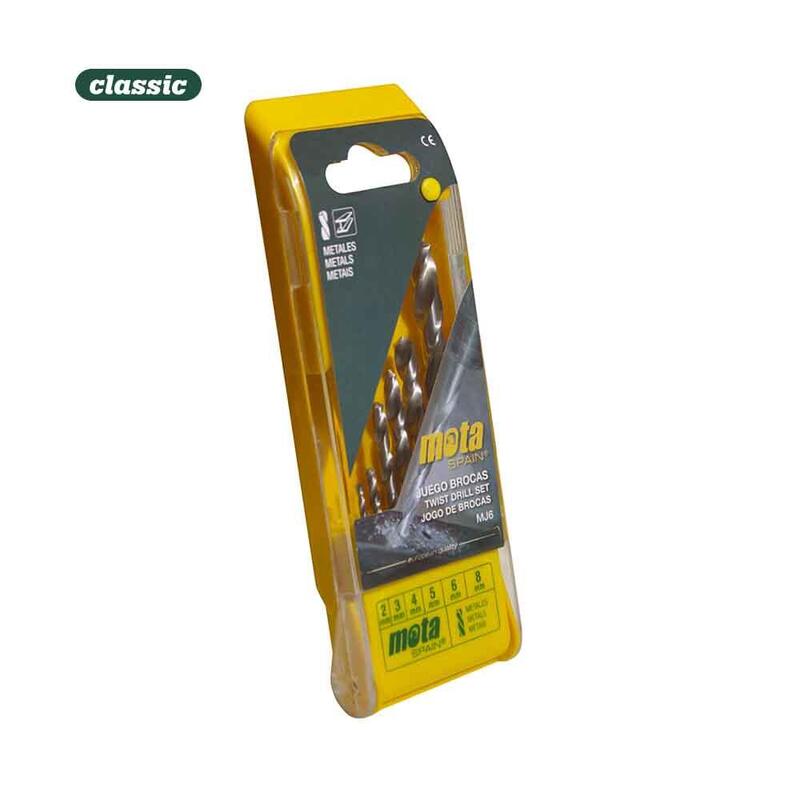 Juego 6 Brocas A.R Para Metal De 2mm A 8mm Mj6 Mota