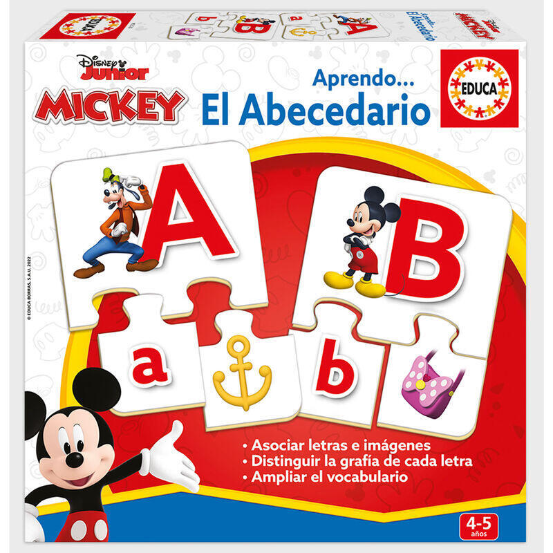 Juego Aprendo El Abecedario Mickey Disney