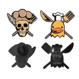 Juego De 2 Alfileres Sanji & Zeff