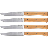 Juego De 4 Cuchillos De Mesa Opinel Faceta Fresno
