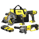 Juego De 4 Herramientas Fatmax Sfmck469m2 Stanley
