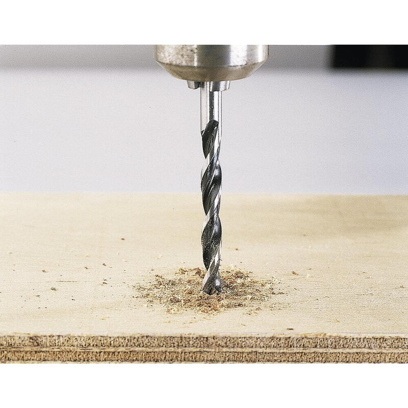 Juego De Brocas Espirales Para Madera Cv De 5 Piezas Ø4, 10mm 8458000 Wolfcraft