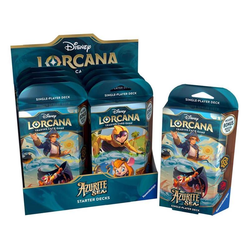Juego De Cartas Disney Lorcana Tcg Azurite Sea Starter Decki Nglés