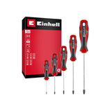 Juego De Destornilladores Pz Einhell-Piezas (Rojo/Negro, Ergonomische Zweikomponentengriffe) 370535