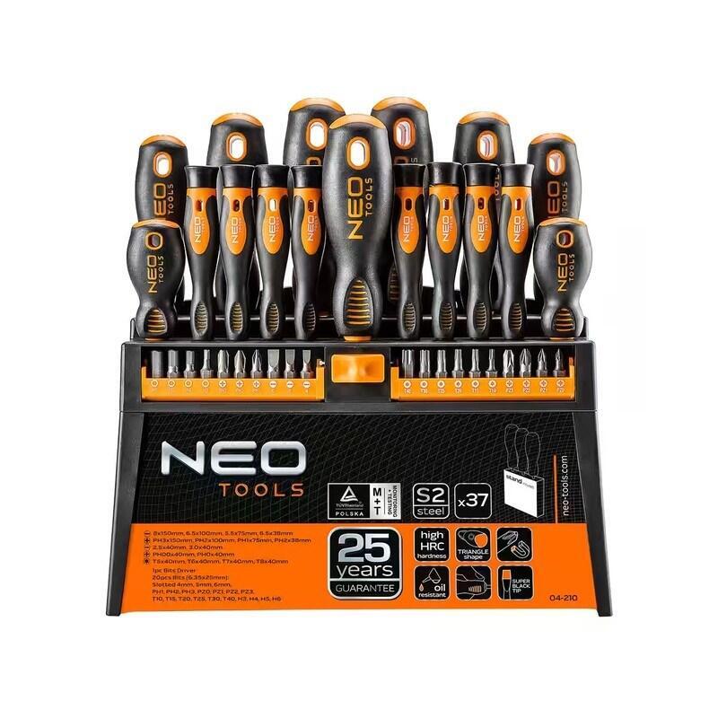 Juego De Destornilladores Y Puntas Neo Tools, 37 Piezas