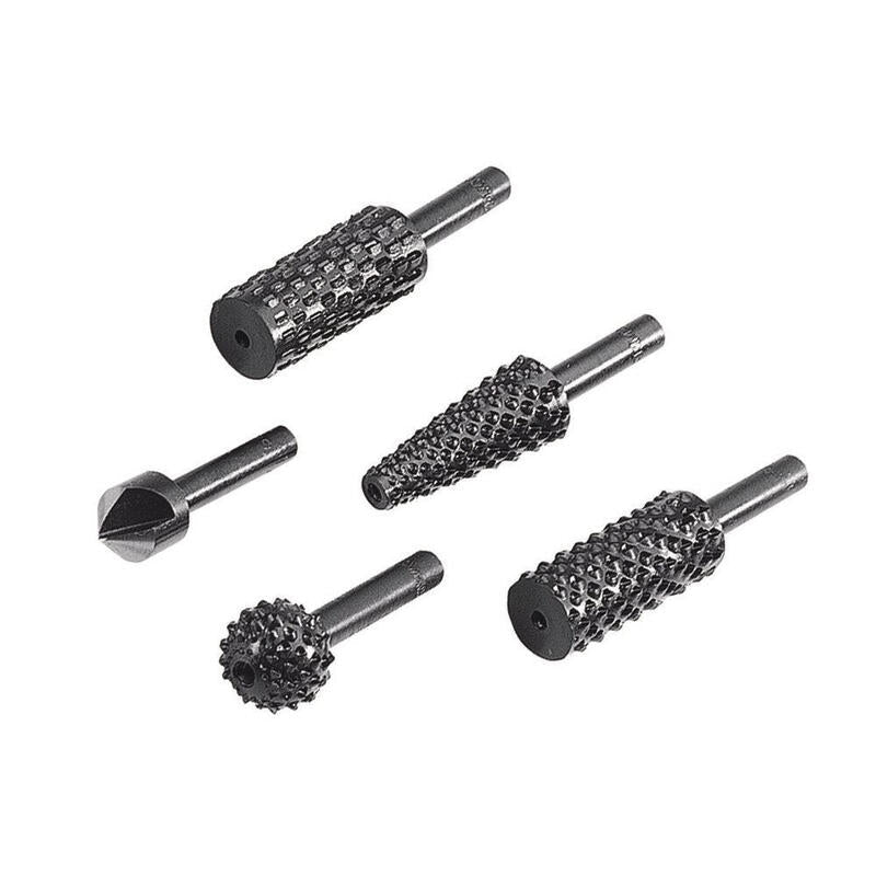 Juego De Escofina Y Avellanador De 5 Piezas 2540000 Wolfcraft