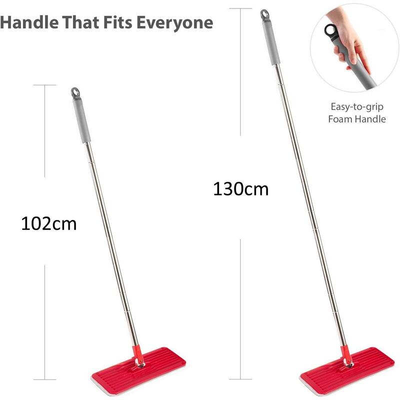 Juego De Fregona Plana Maxiclean Con Cubo De Limpieza 2 En 1 5,7 L