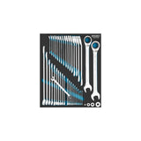 Juego De Llaves Hazet 163d-9 42, Tamaño 1 2++ 42 Piezas, Llave Poligonal Con Función De Trinquete Conmutable 163d-9/42