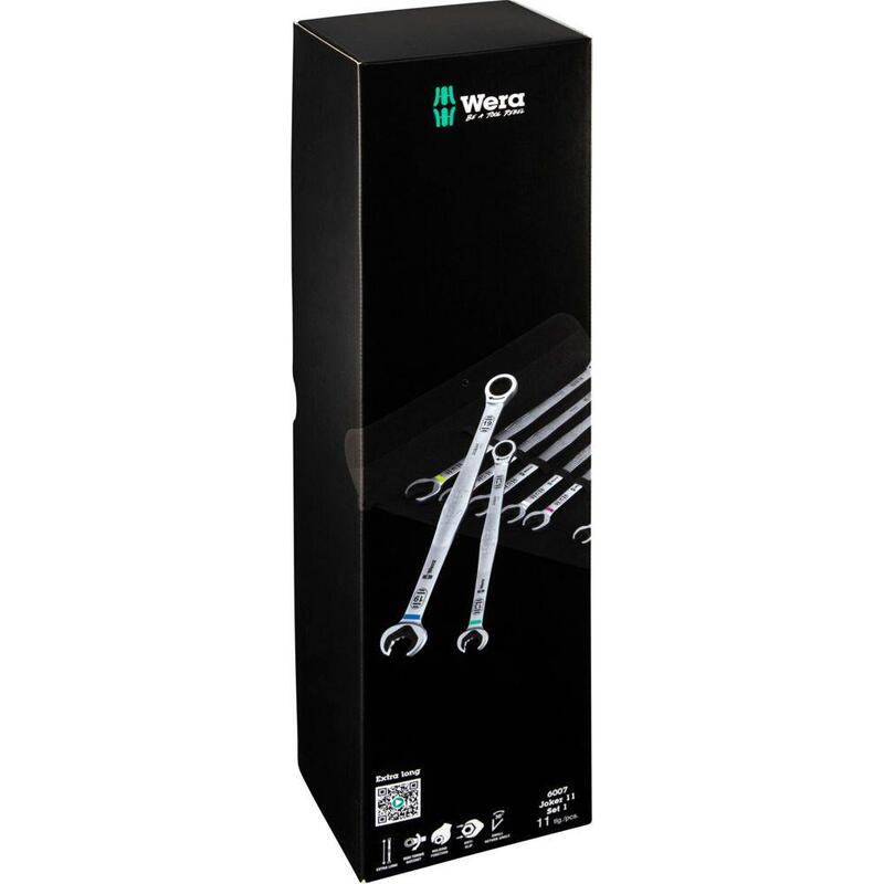 Juego De Llaves  Wera 6007 Joker 11 Set 1carraca De Boca Y Anillo, 11 Piezas
