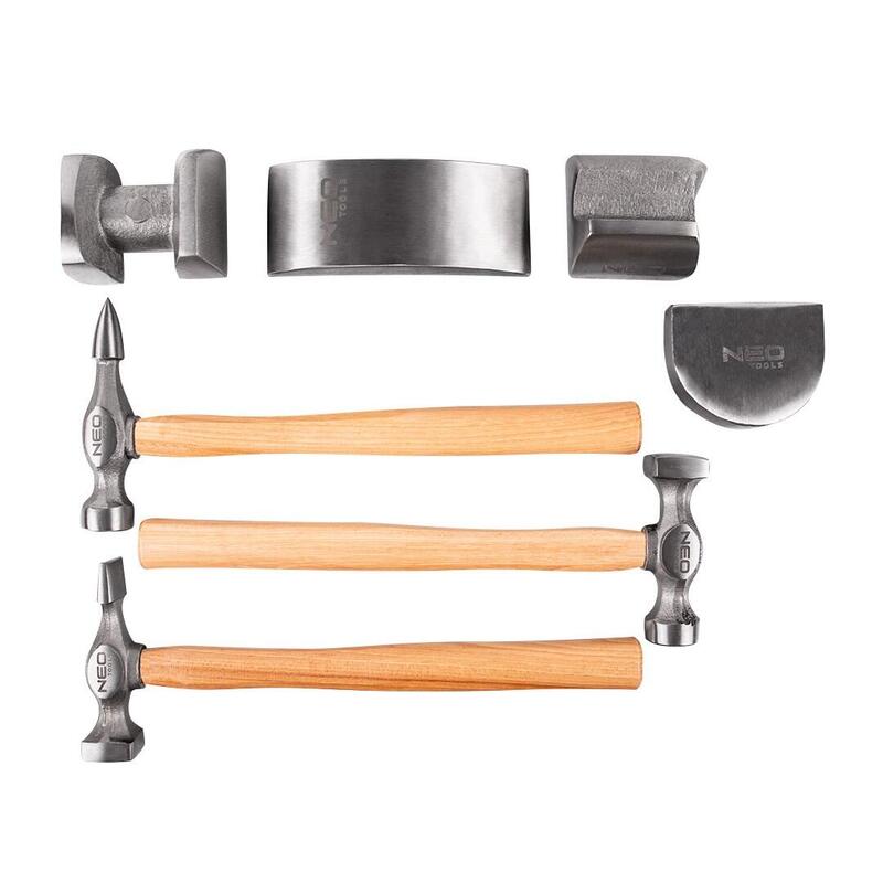 Juego De Martillos De Carrocero Neo Tools, 7 Piezas
