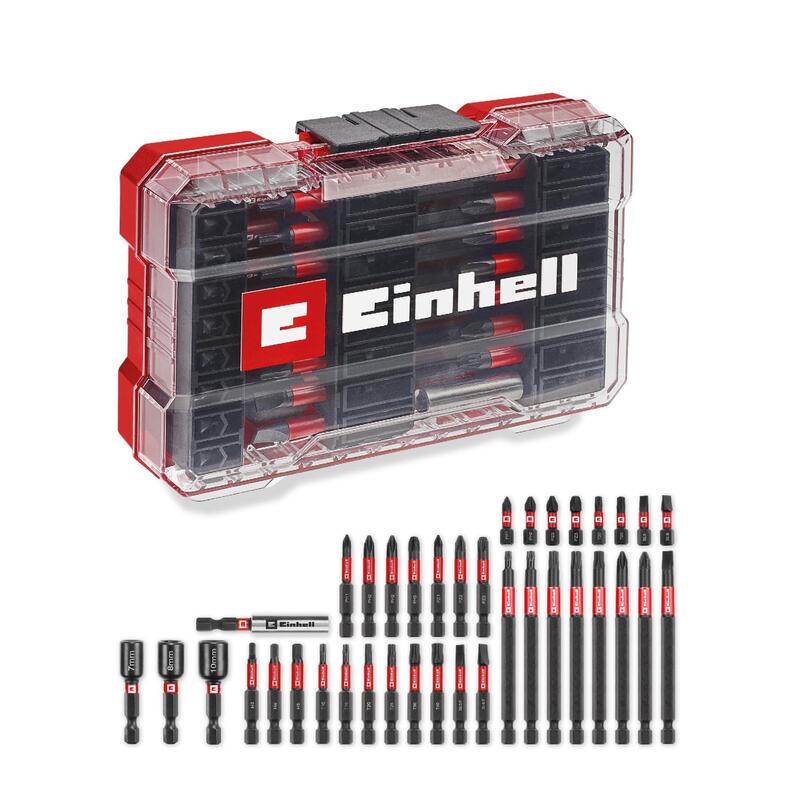 Juego De Puntas De Impacto Einhell En Estuche M, 38 Piezas  109250
