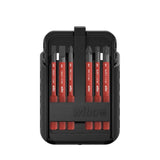 Juego De Puntas Wiha Slimbit Eléctrico (Rojo, 13 Piezas)