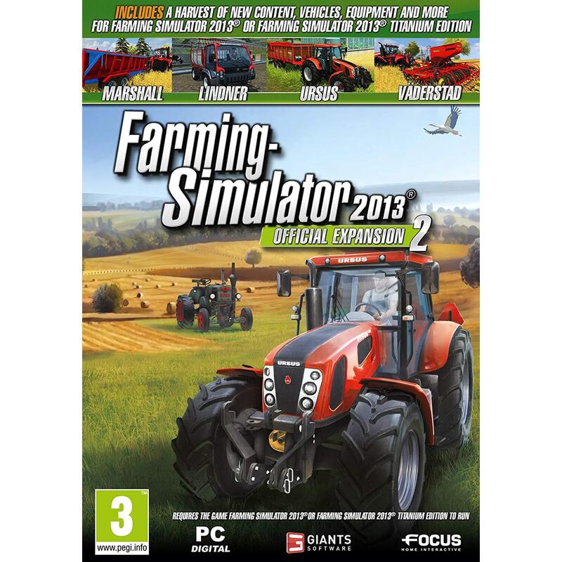 Juego Farming Simulator Oficial Expansion 2 Pc