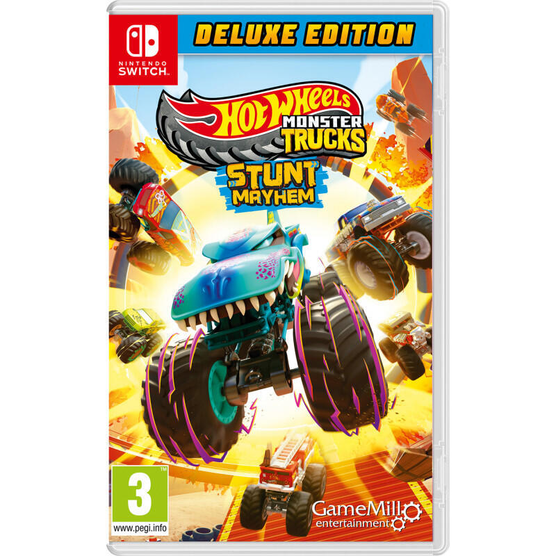 Juego Hot Wheels Monster Trucks Stunt Mayhem Deluxe Edition Switch