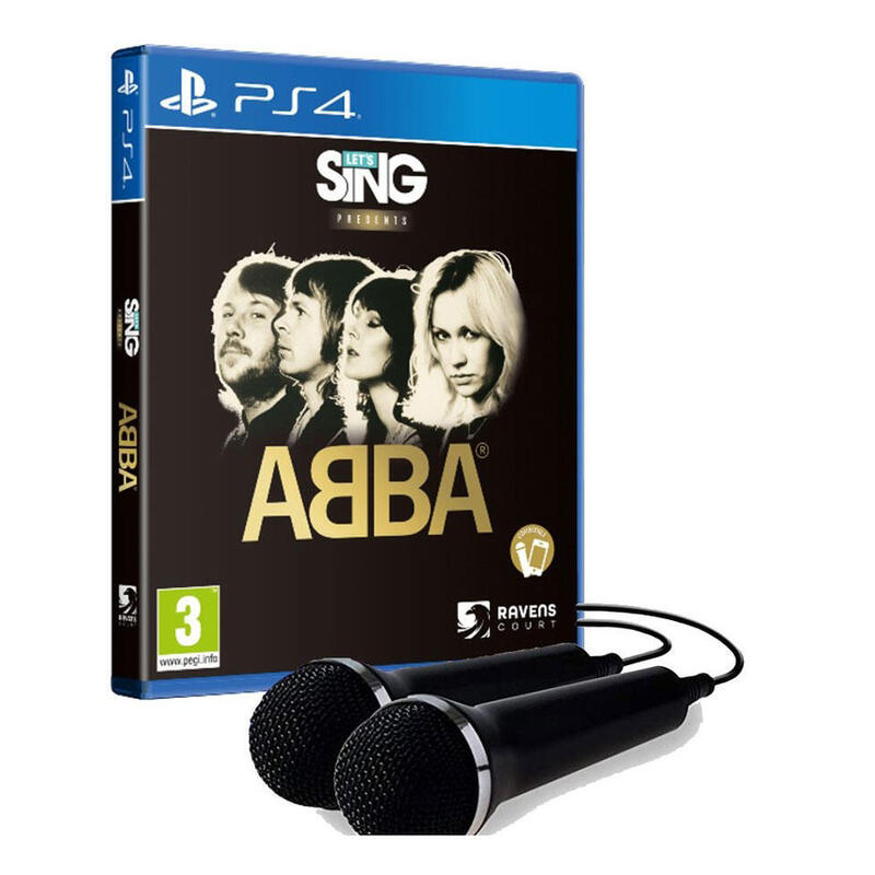 Juego Lets Sing Abba + 2 Micros Playstation 4