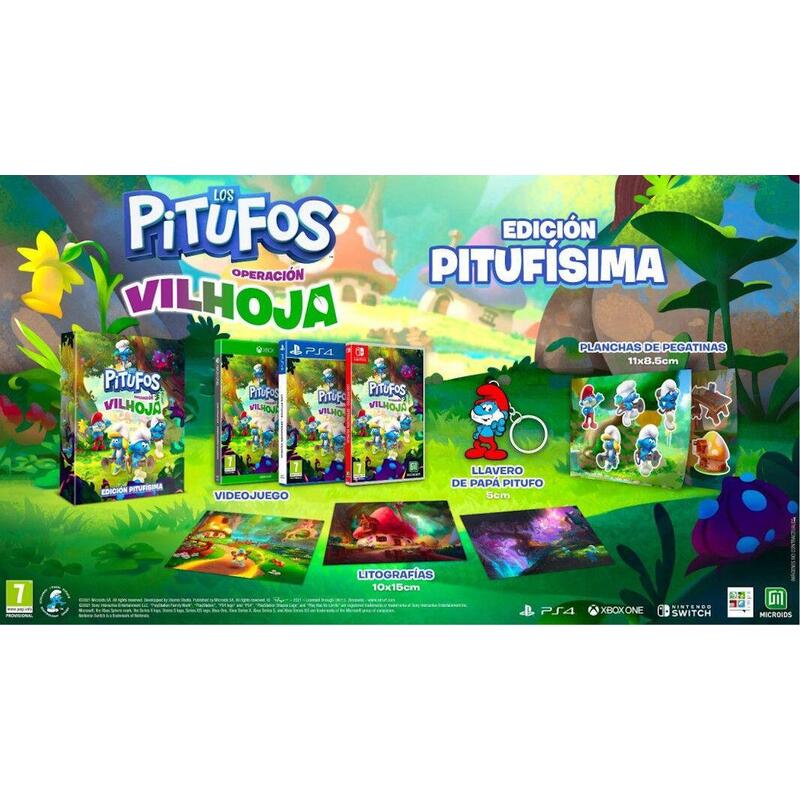 Juego Los Pitufos Operación Vilhoja Edición Pitufísima Switch