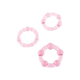 Juego Tres Anillos Pene Rosa