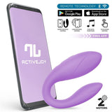 Juguete Para Parejas Con App Flexible Silicona Lavanda