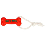 Juguete Para Perro  Dingo Cuerda Con Hueso "Woofmas" 13 Cm  1 Pieza