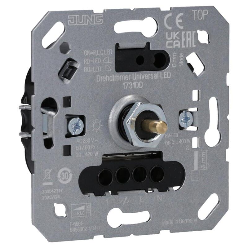 Jung 1731dd Drehdimmer Uni Led 3-100w 20-420w Va