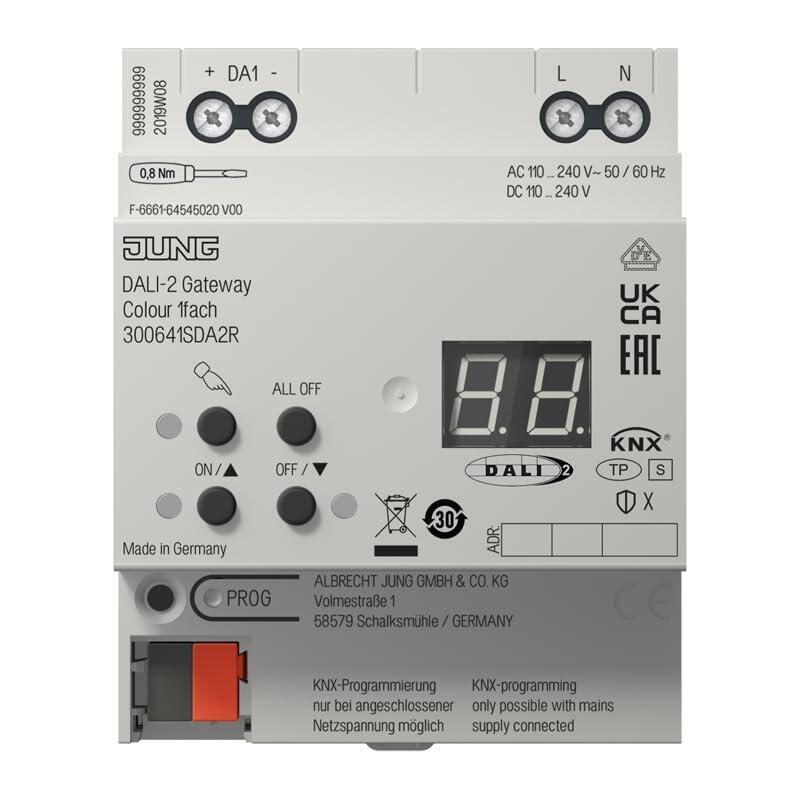Jung 30064 1s Da2 R Knx Dali-2 Gateway Colour 1fach