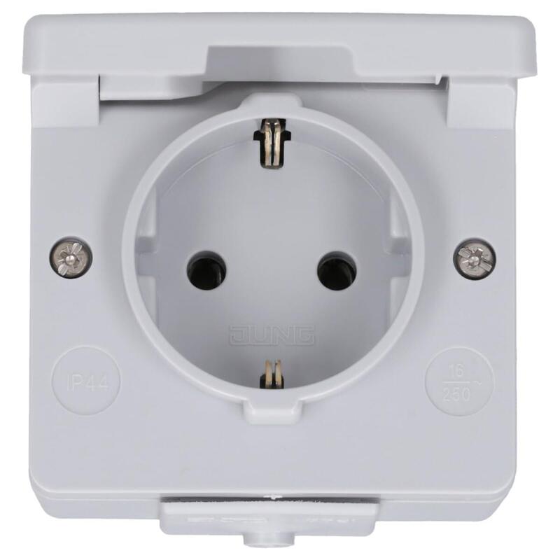 Jung 620 W Ap Wd-Toma De Corriente Altura 45mm