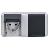 Jung 8220-1 W Ap Wd-Doble-Toma De Corriente Waagerecht Schriftfeld