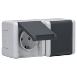 Jung 8220 W Ap Wd-Doble-Toma De Corriente Waagerecht