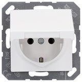 Jung A1520bfklww Schuko-Toma De Corriente M. Tapa Abatible