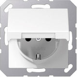 Jung A1520kiklww Schuko Toma De Corriente M.Tapa Abatible 16a 250v A Blanco Alpino