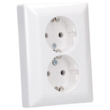Jung As 5020 U Ww Up-Toma De Corriente 2f Para 1 Up-Toma