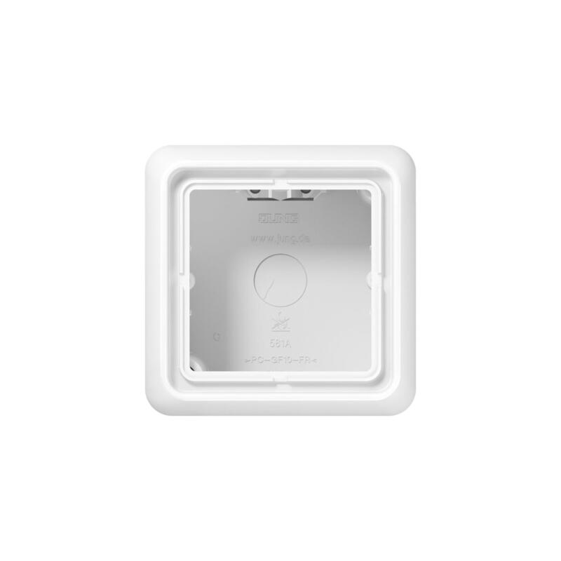Jung Cd 581 A Ww Aufputz-Kappe 1f Mit Rahmen