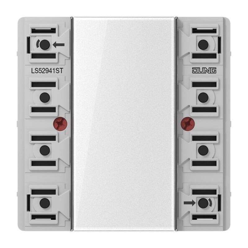 Jung Ls 52941 St Knx Tastsensor-Modul Universal, 4fach, F50, Serie Ls