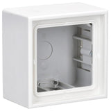 Jung Ls 581 A Ww Aufputz-Kappe 1fach 81x81x47mm Alpinweiss