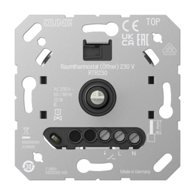 Jung Rtr230 Raumthermostat (Öffner) 230 V