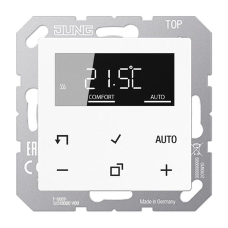 Jung Trda1790ww Raumtemperaturregler Mit Display Standar