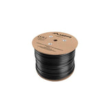 Kabel Lan Sftp Kat.6a 305m Drut Outdoor Cu Fluke Passed Czarny