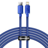 Kabel Usb-C Do Lightning Baseus Crystal Shine, 20w, Pd, 2m (Niebieski)