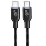 Kabel Usb C - Usb C 60w Glamour 1.5m Czarny