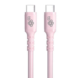 Kabel Usb C - Usb C 60w Zelowy 1m Rózowy