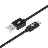 Cable Usb-Micro Usb 1.5 M. Negro Sznurek