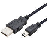 Cable Usb - Mini Usb 3m. Negro