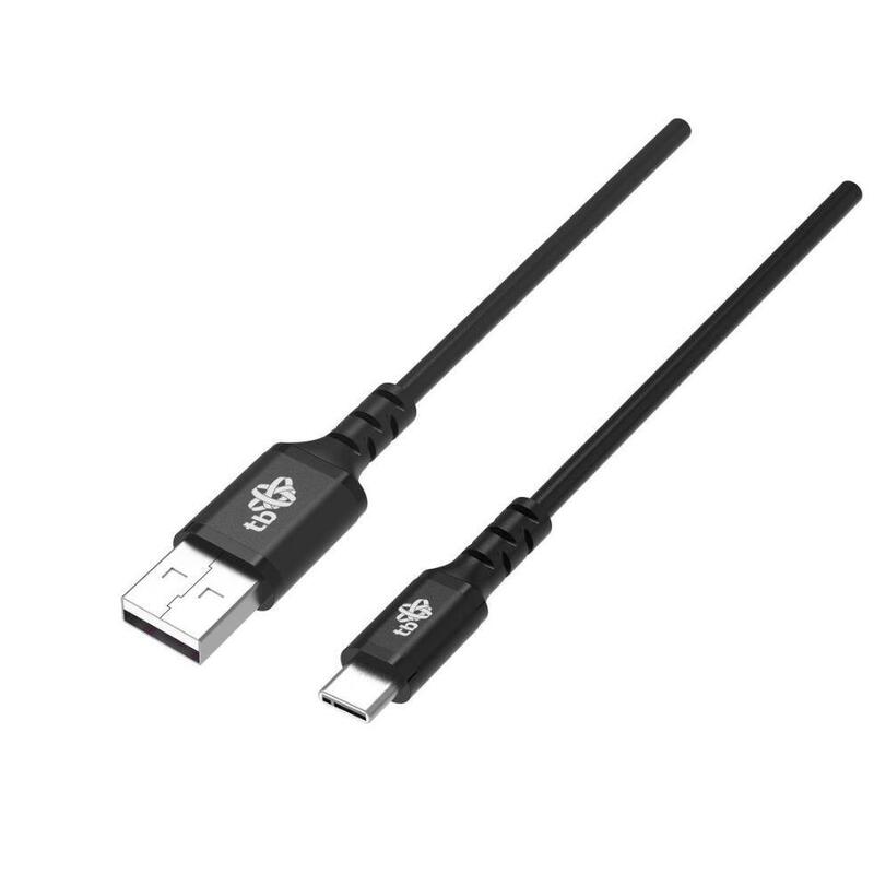 Cable Usb-Usb C 1,5 M De Silicona Negro