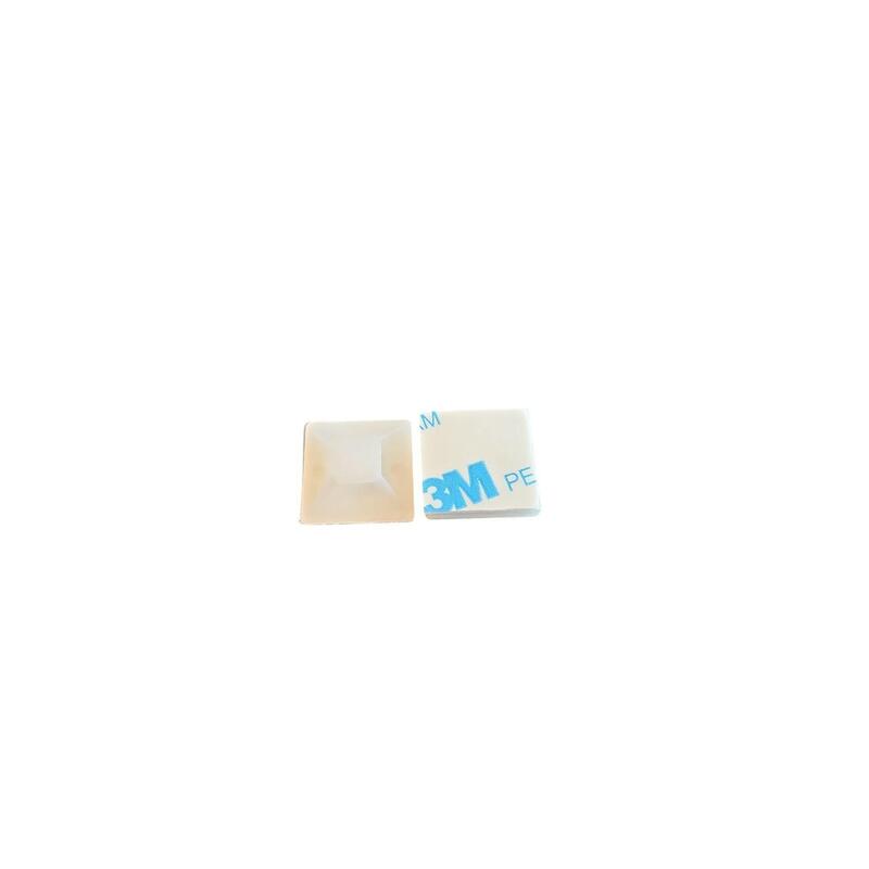 Kabelbinder Holder, Hvid,  30x30mm, 5 Stk.