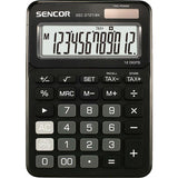 Kalkulator De Escritorio Sec 372bk Grande 12 Cyfrowy Pantalla Lcd